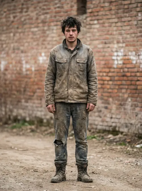 The person's own full-body photo, used for the virtual try-on